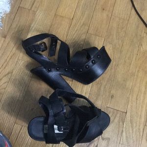 Black Steve Madden heels
